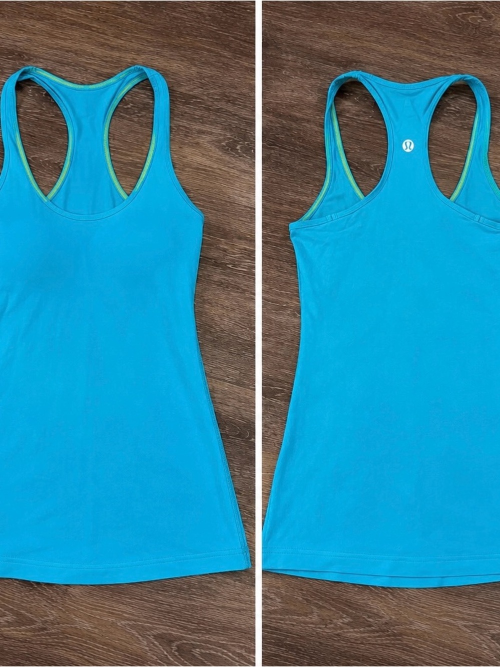 lululemon athletica Bright Teal Racerback Tank